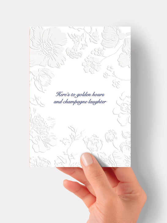Champagne & Sunlight - 4.5 x 6.25 Birthday Card