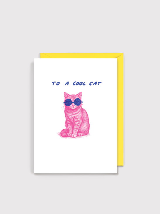 Cool Cat - 4.5 x 6.25" Card