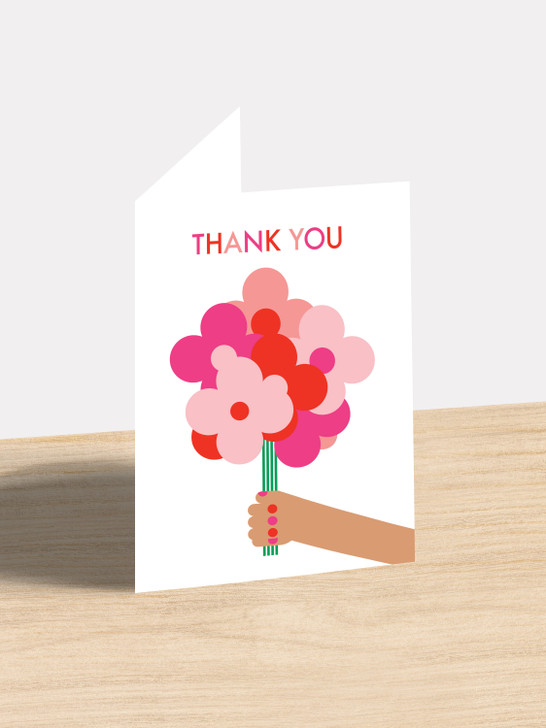 Hand and Flowers - 4.5 x 6.25" Card