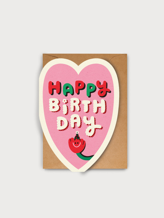 Heart | Birthday Greeting Card | Studio Boketto