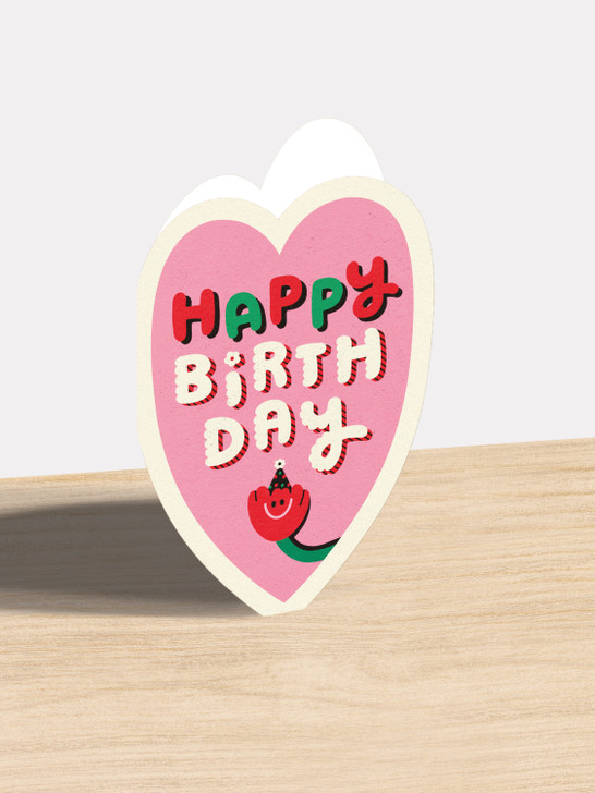 Heart - 4 x 6" Birthday Card