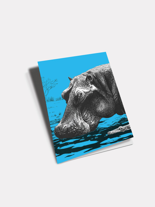 Hippo Mom And Baby | General Greeting Card | Artwell