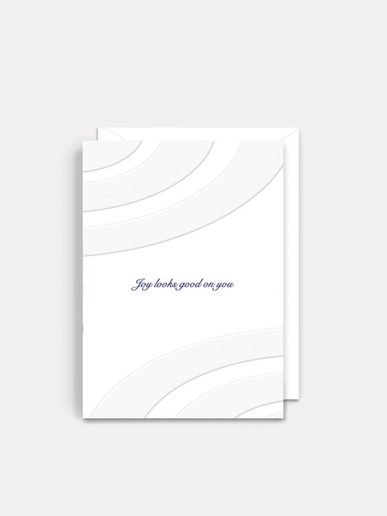 Joy Looks Good - 4.5 x 6.25 Birthday Card