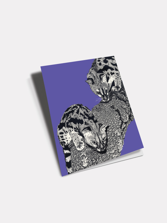 Large Spotted Genet | General Greeting Card | Artwell