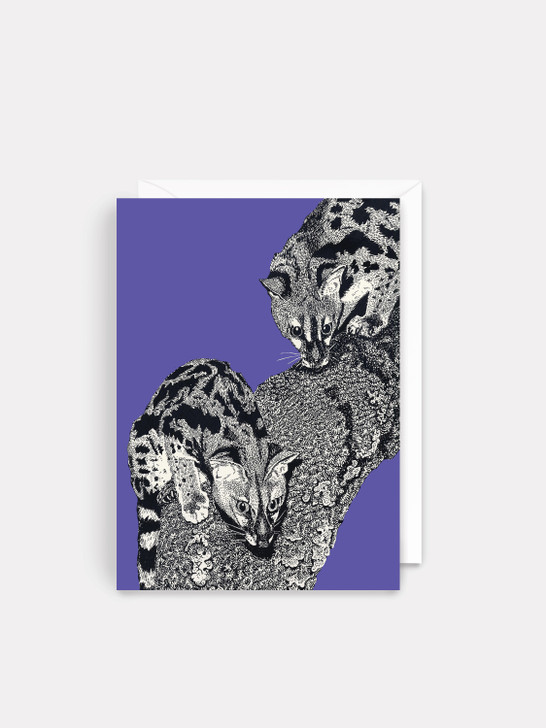 Large Spotted Genet - 4.5 x 6.25 Card