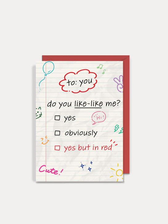 Like Like Me | General Greeting Card | Number 6