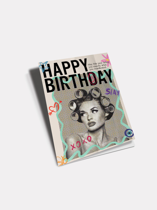 Manifestation | Birthday Greeting Card | Number 6