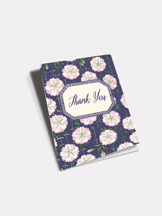 Thank You Posies | Thank You Greeting Card | Art Press