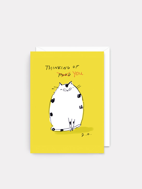 Thinking Of You Cat | General Greeting Card | Art Press