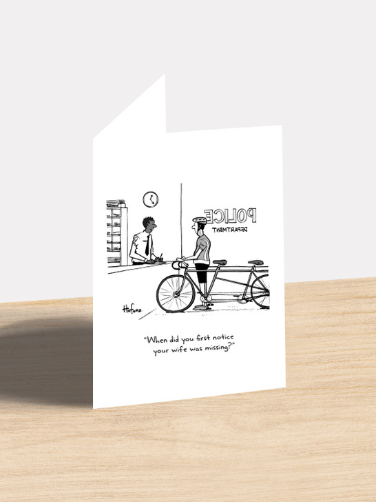 Wife Missing - 4.5 x 6.25 Cartoon Collection