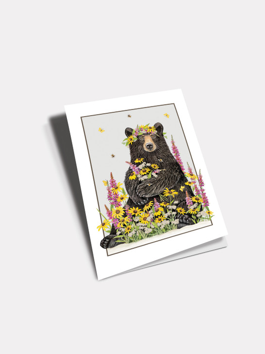 Wildflower Bear | Birthday Greeting Card | Sugarhouse Greetings
