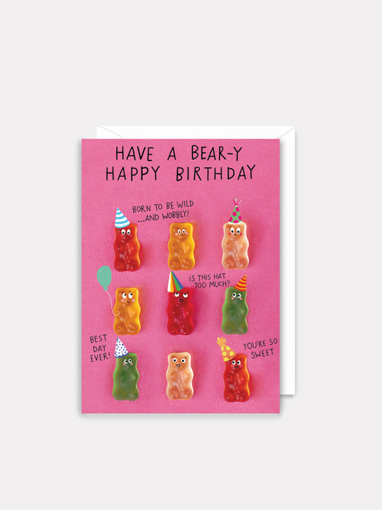 Yummy Gummies - 5 x 7" Birthday Card