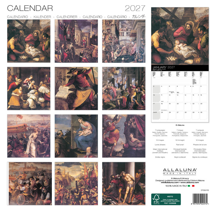 ALIENSE - ANTONIO VASSILACCHI 12 x 12 ALLALUNA CALENDAR