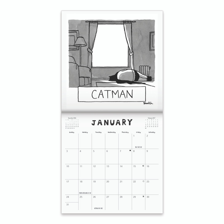 CATS 12 x 12 CARTOON CALENDAR