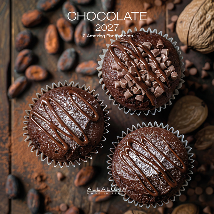 CHOCOLATE 7 x 7 ALLALUNA CALENDAR