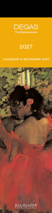 DEGAS BOOKMARK 2 x 8 ALLALUNA CALENDAR