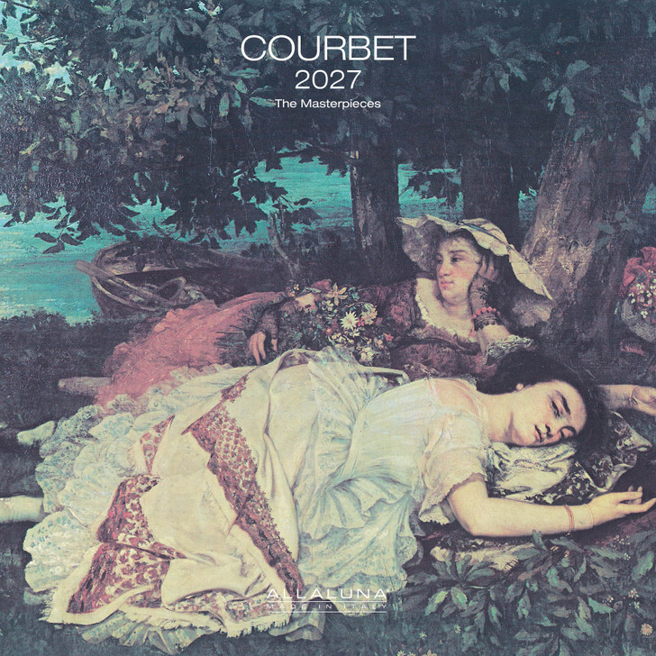 GUSTAVE COURBET 12 x 12 ALLALUNA CALENDAR
