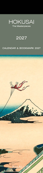 HOKUSAI BOOKMARK 2 x 8 ALLALUNA CALENDAR