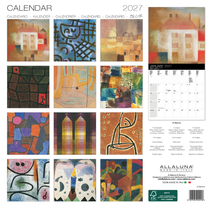 KLEE 12 x 12 ALLALUNA CALENDAR
