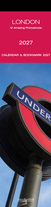 LONDRA BOOKMARK 2 x 8 ALLALUNA CALENDAR