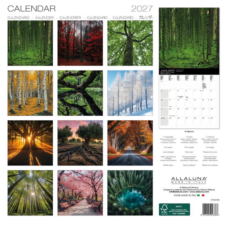 MAGIC TREES 12 x 12 ALLALUNA CALENDAR