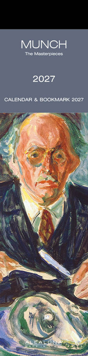 MUNCH BOOKMARK 2 x 8 ALLALUNA CALENDAR