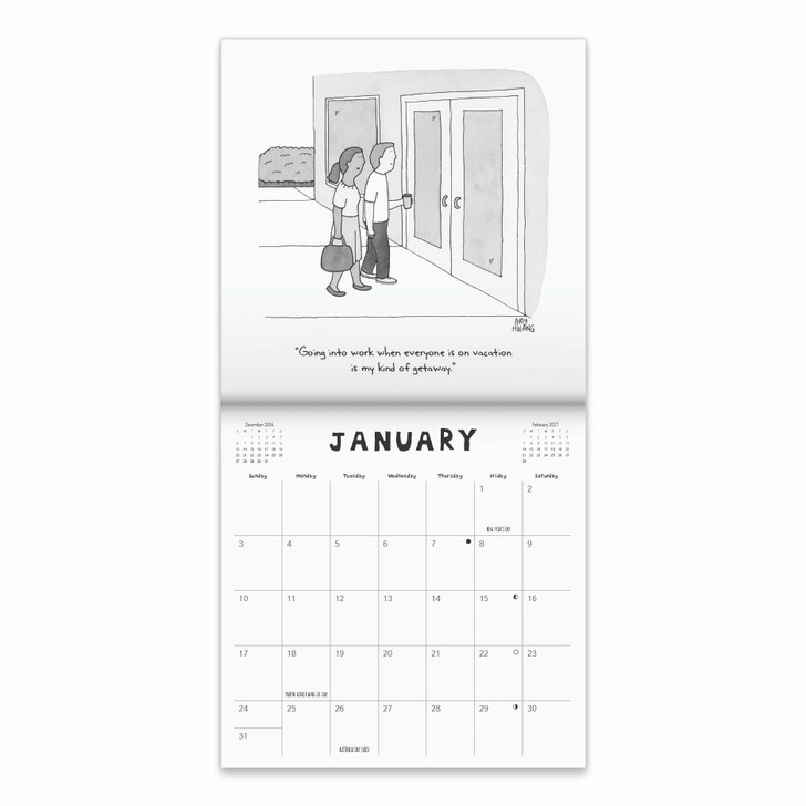 OFFICE 12 x 12 CARTOON CALENDAR