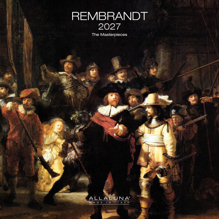 REMBRANDT 12 x 12 ALLALUNA CALENDAR
