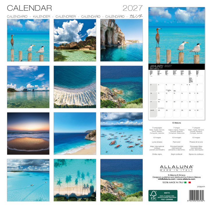 SEA 12 x 12 ALLALUNA CALENDAR
