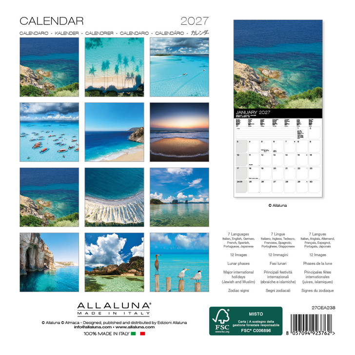 SEA 7 x 7 ALLALUNA CALENDAR