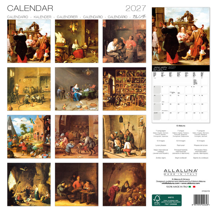 TENIERS 12 x 12 ALLALUNA CALENDAR