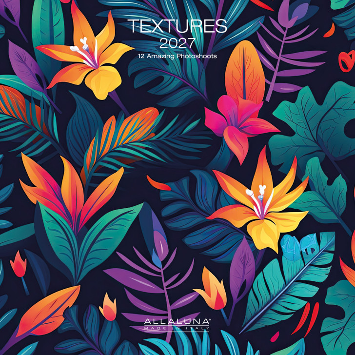 VINTAGE TEXTURES 12 x 12 ALLALUNA CALENDAR