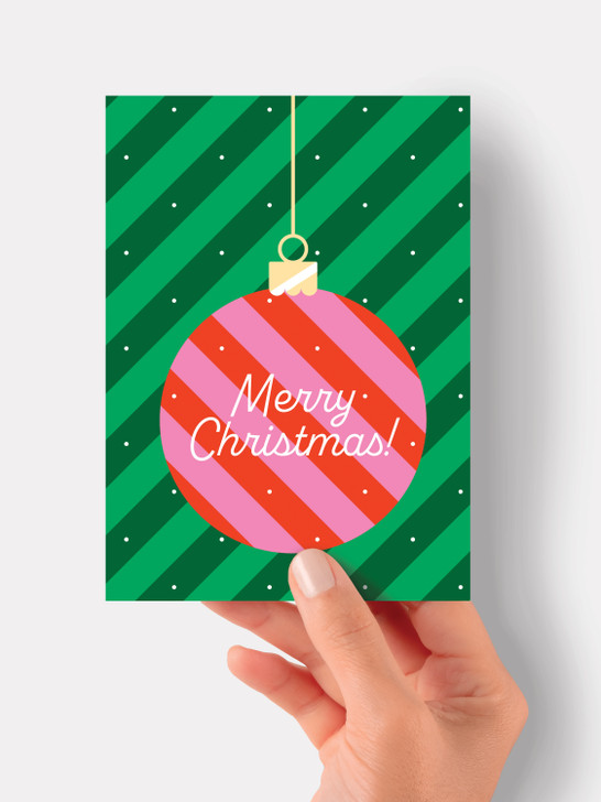 Big Bauble - 4.5 x 6.25" Christmas Card