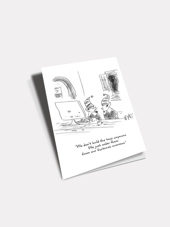 Build Toys - 4.5” x 6.25” Christmas Card