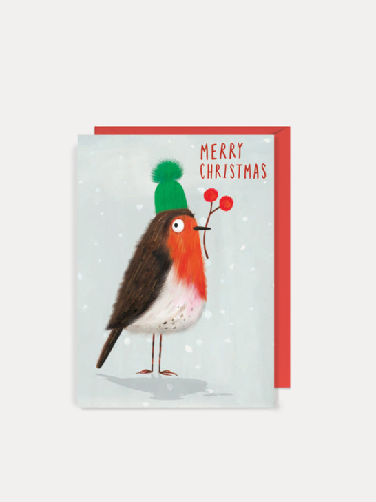 Christmas Robin - 4 x 6 Christmas Card
