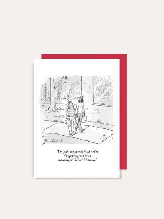 Cyber Monday - 4.5” x 6.25” Christmas Card