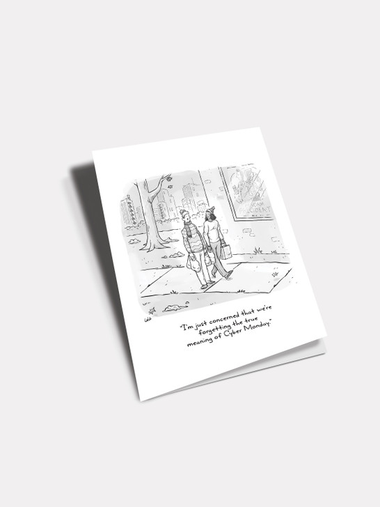 Cyber Monday - 4.5” x 6.25” Christmas Card