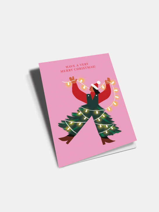 Holiday Lights - 4.75” x 6.75" Christmas Card