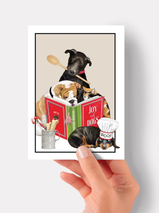 Joy of Dogs - 4.5 x 6.25 Christmas Card