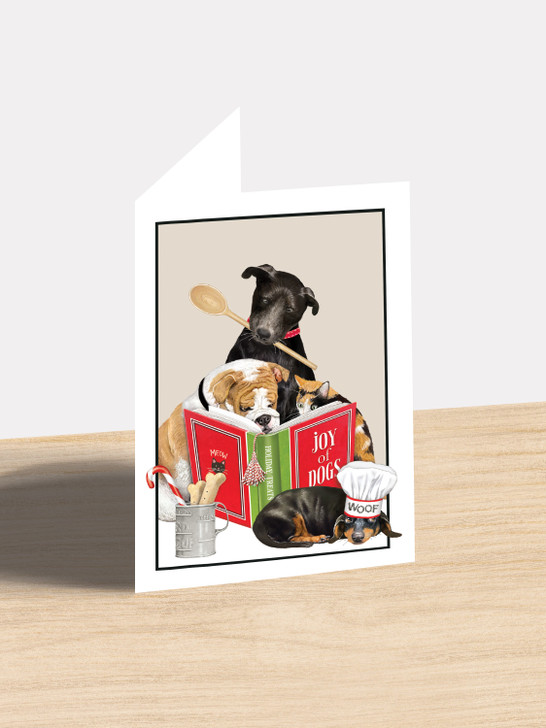 Joy of Dogs - 4.5 x 6.25 Christmas Card