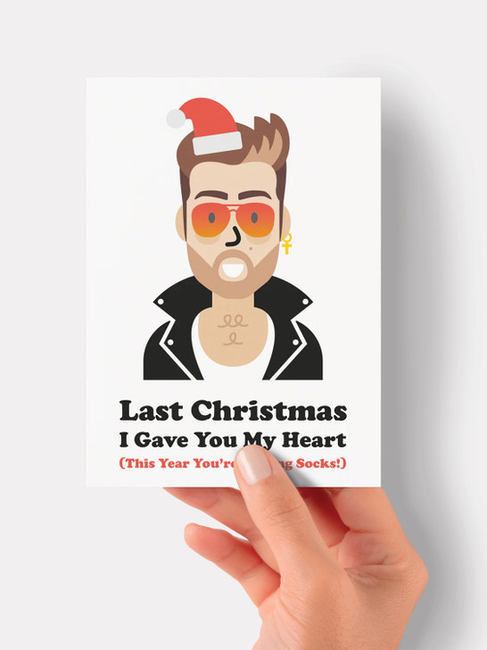 Last Christmas - 4 x 6 Christmas Card