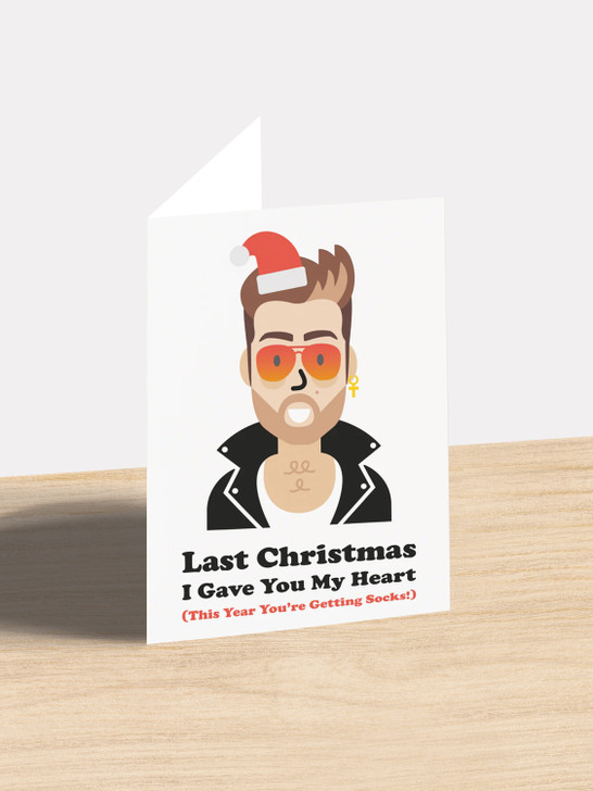 Last Christmas - 4 x 6 Christmas Card