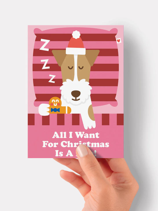 Nap - 4 x 6 Christmas Card