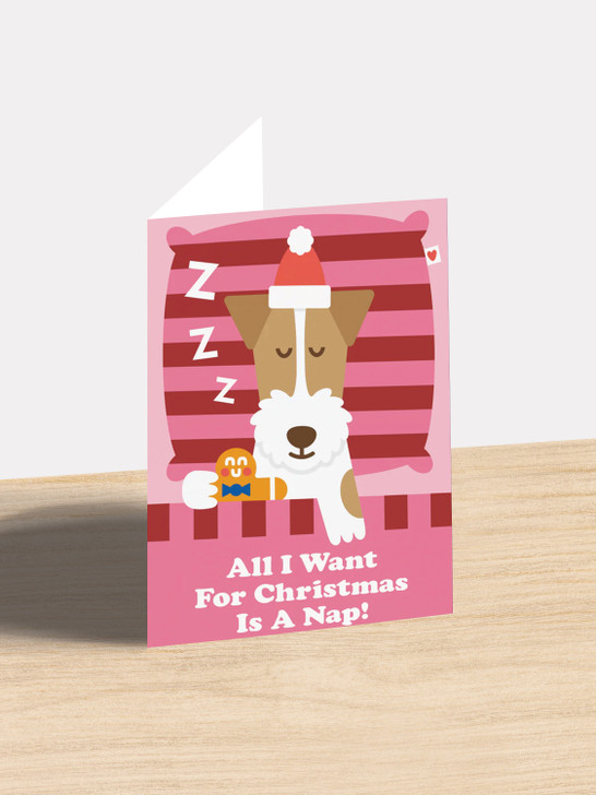 Nap - 4 x 6 Christmas Card