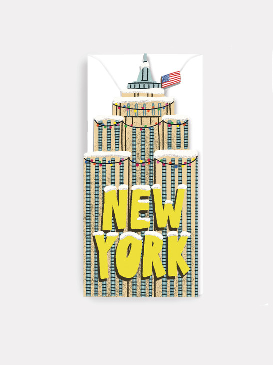 New York Empire - 4.33 x 8.66 Christmas Card