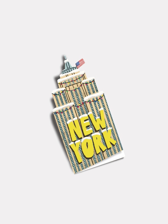 New York Empire - 4.33 x 8.66 Christmas Card