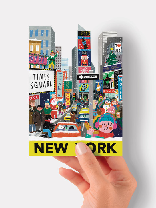 New York Times Square  - 4.5 x 6.4 Christmas Card