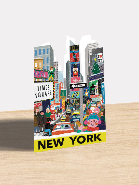 New York Times Square  - 4.5 x 6.4 Christmas Card
