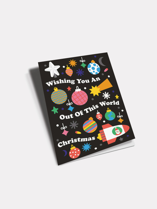 Out of this World - 4 x 6 Christmas Card