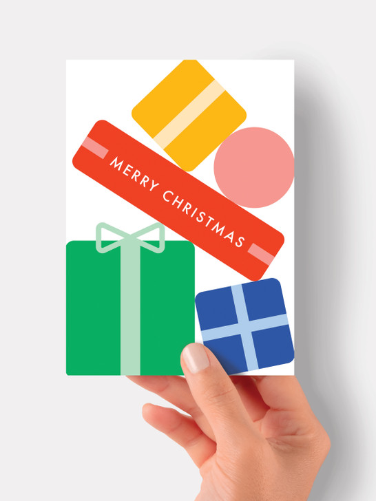 Parcels - 4.5 x 6.25" Christmas Card